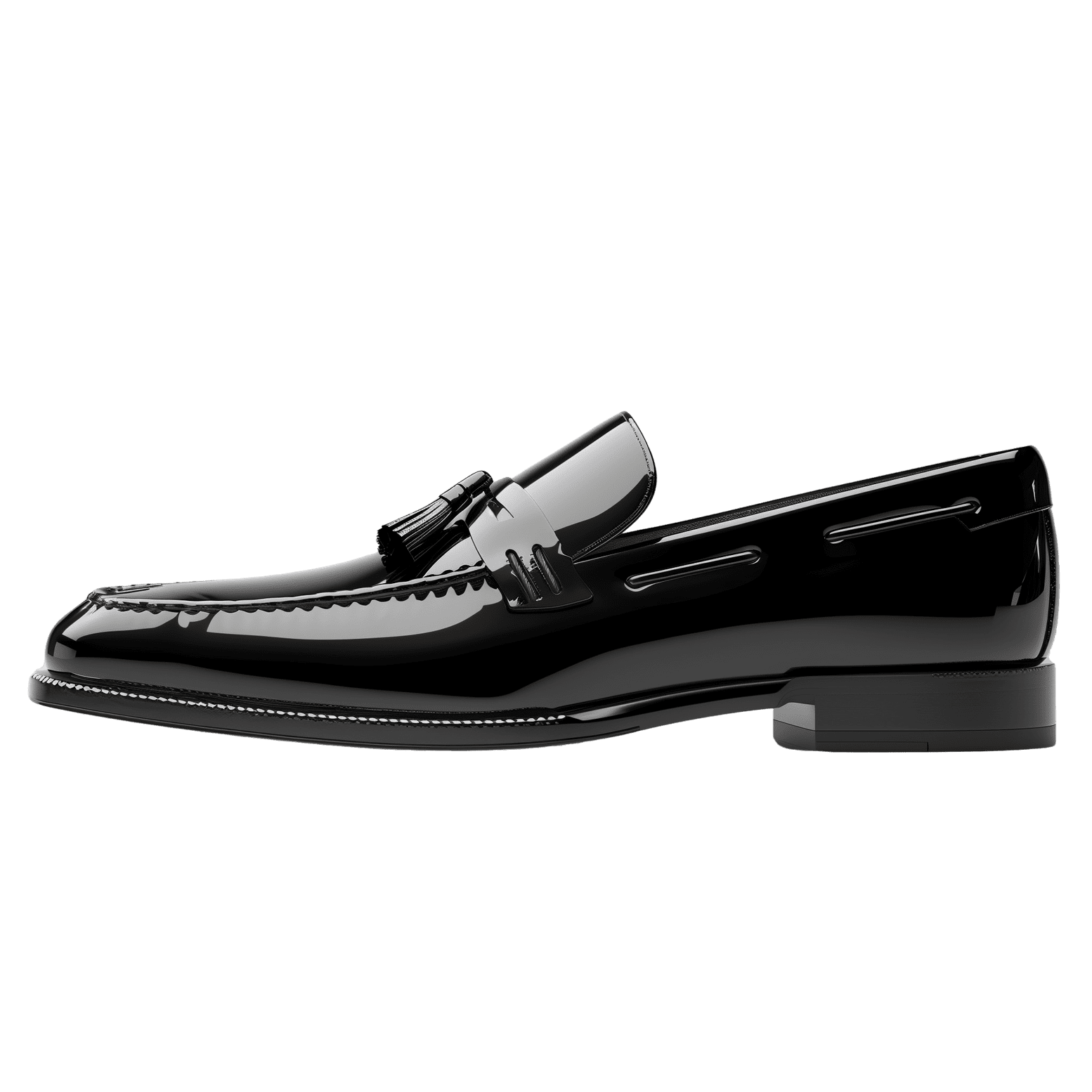 Black loafers