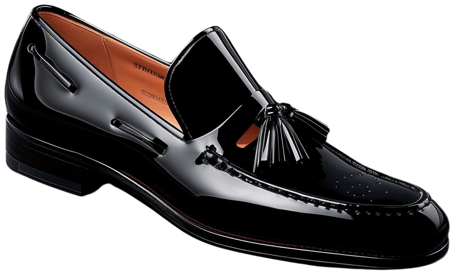 Black loafers